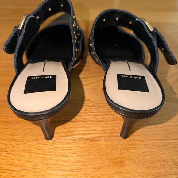 Dolce Vita Black Karlyn Mules Size 9.5 - Picture 7 of 11